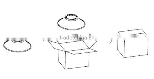 45/60/90/120 degree alumiunm round led high bay light reflector