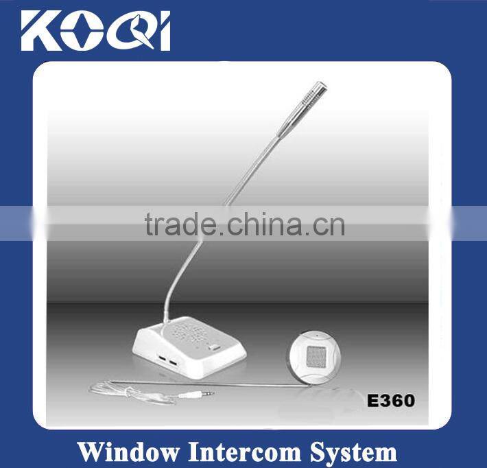 Bank Windows Intercom E360 Hands free two-way talkback with CE certification