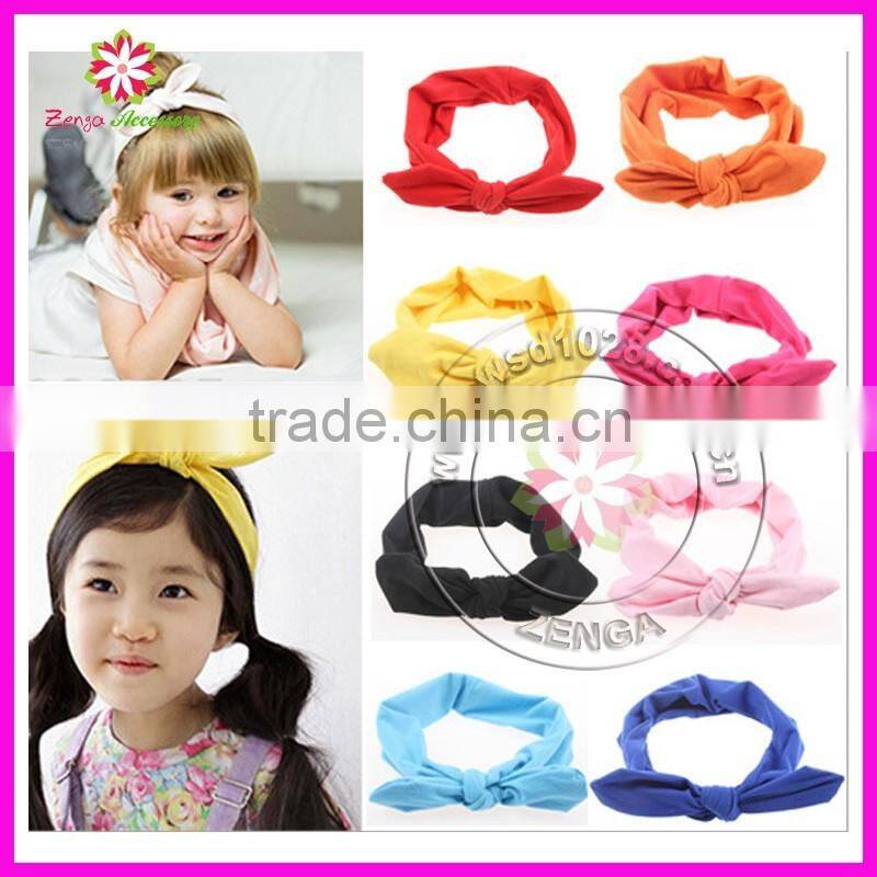 Girls cotton stripe printed headband, cotton hair band