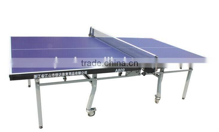 High Quality Double-folding Mobile Table Tennis Table Set