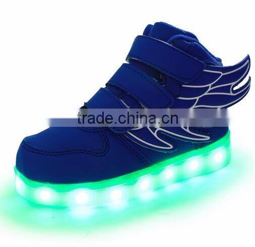 Brand New Kids Girls Boys LED Light Up Sneakers Luminous Casual Flash Usb Charger Led Light Girls Shoes With Led Light