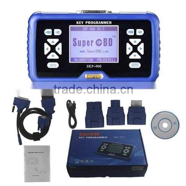 Work Via OBD2 auto car key programming machine for most all cars SuperOBD skp900 skp-900 skp 900 obd2 Auto key programmer