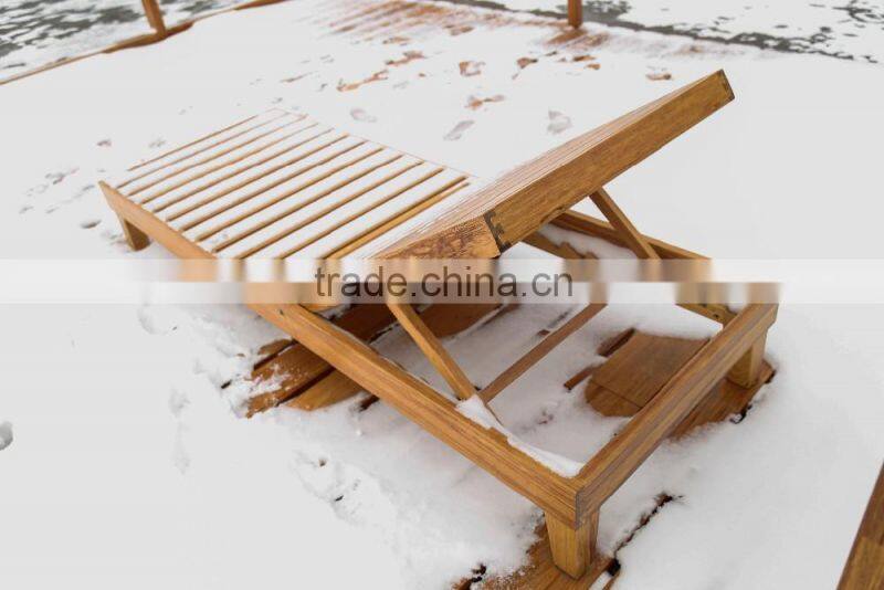 hot sale waterproof wooden beach chair