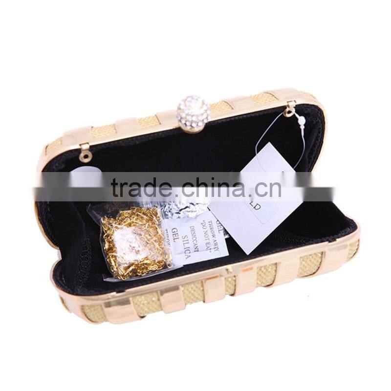 Gold Clutch Bags Sun Style Luxury Metallic Evening Bag Woman Party Clutches Elegant Bridesmaid Handbag Shell Stripe Purse