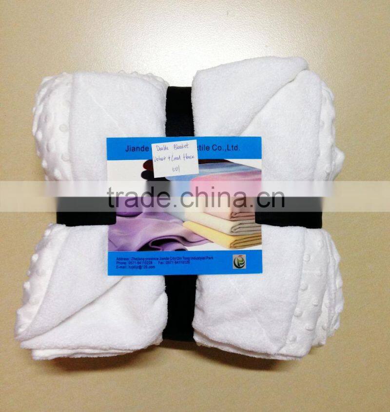 2015 Soft Luxury Fleece and Polar Fleece with Shu Velveteen for All Sizes Double Velvet Flannel Sherpa Fleece Plush Blanket