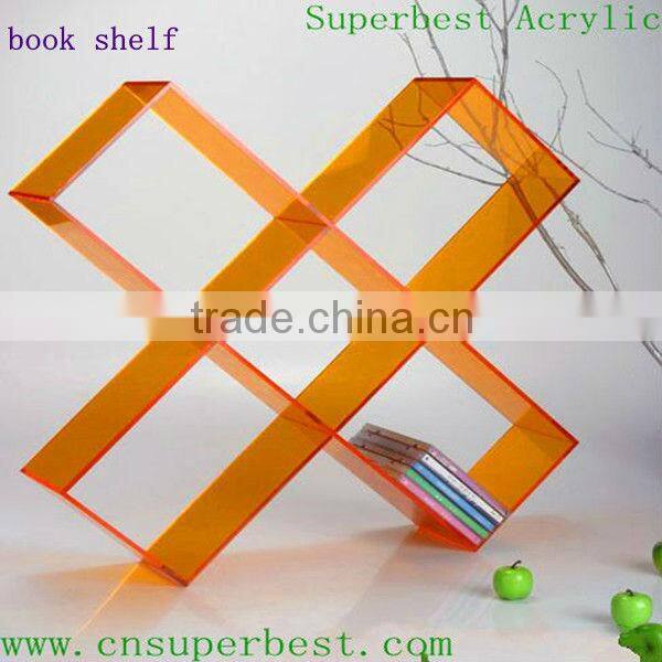 acrylic shelf for book, magazine