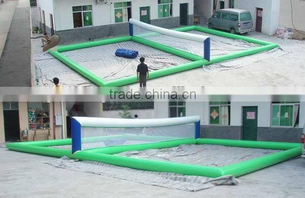 inflatable soap football field for
