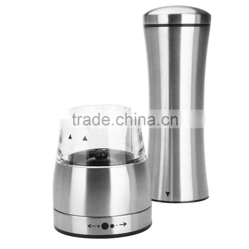 Manual Stainless Steel Pepper Mill with Ceramic Grinder