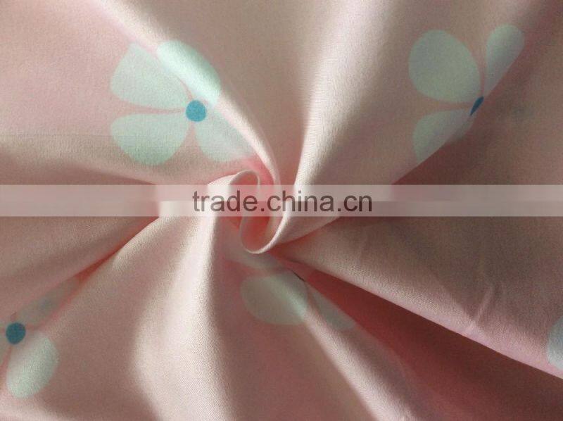 75D*150D 100%polyester printed fabric for home textile and beddings