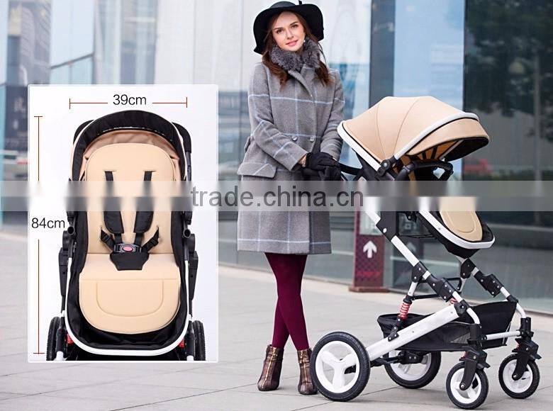 Baby Standard Stroller, Free Replaceable Canopy, Easy Folding Travel System