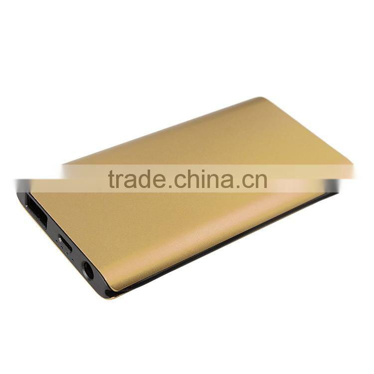 Portable power bank station 4000 mah flat mobile phone charger for galaxy s5