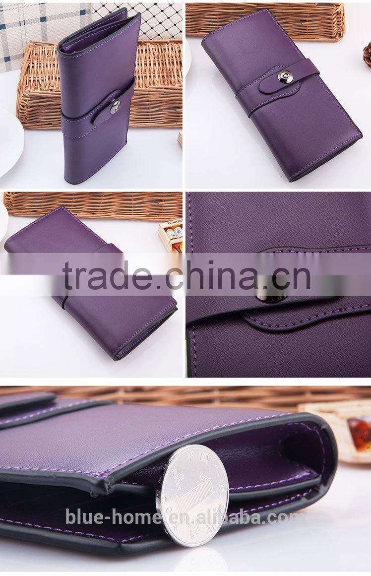 Professional factory first top sale Long purse and handbag Magnetic closure Name brand ladies party clutches purse