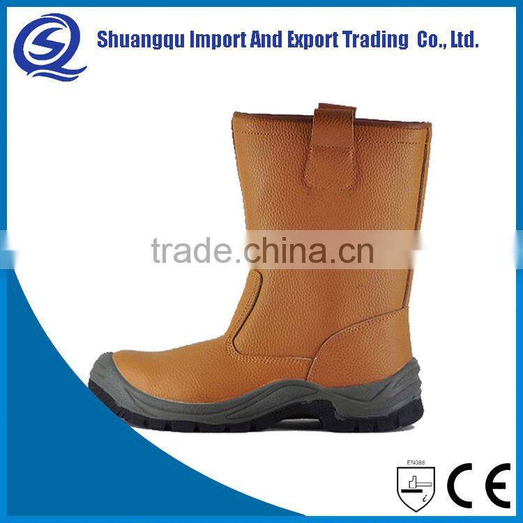 Anti-static groundwork safety man boots/yellow pvc boot
