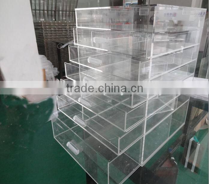 trade assurance factory wholesale 6 drawer acrylic makeup organizer