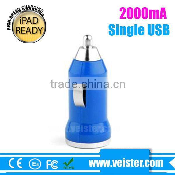 5V 2.1A Colorful USB Car Charger for iPhone5