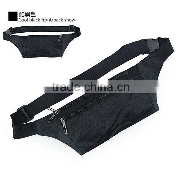 2016 best selling factory wholesale cheap nylon light beautiful colorful sport running waist bag