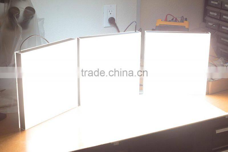 Led panel 600x600 customized low power consumption CE UL RoHS Single or double sides adverting