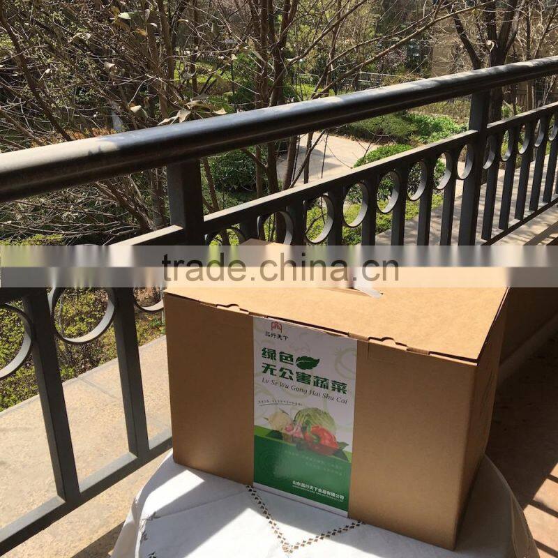 Wholesale brown kraft paper box with recycled feature