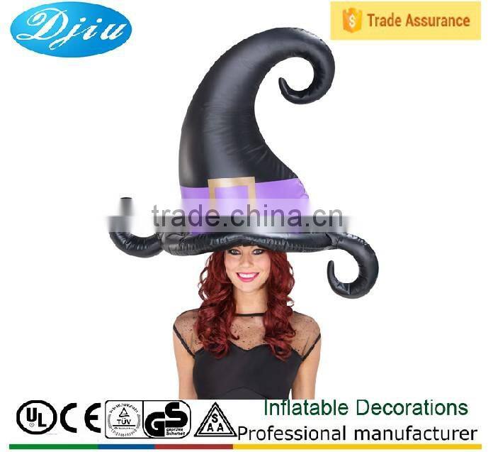 DJ-SD-003Pneumatic tire party Inflatable Hat - Witch inflatable adult party hats