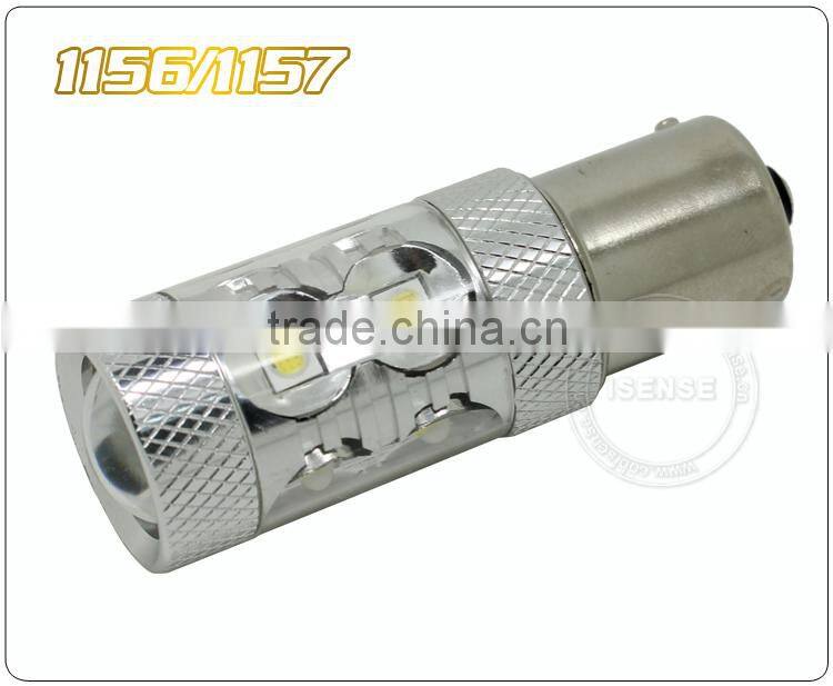 Car flashing led brake light 1156 1157 3156 3157 7440 7443 Voltage dc9v-60v 50W LED LIGHT fog light