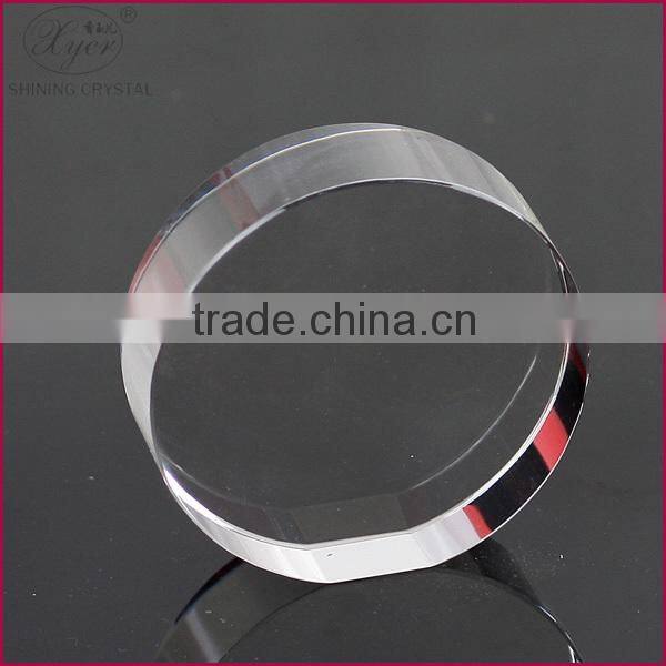 nature crystal round blank