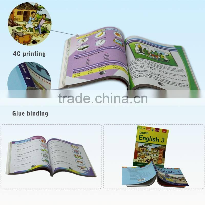 High quality funny children english teaching book printing