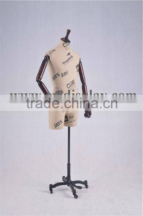 Adjustable wood arms mannequins supplier