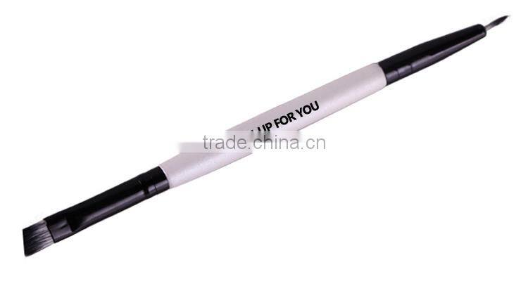 OEM welcomed long handle two end makeup brushes