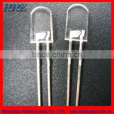 competitive price 5mm gravestone water clear led diode(HH-2570CBWC-T)