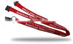 Hot sell soft cheapest printed polyester lanyard