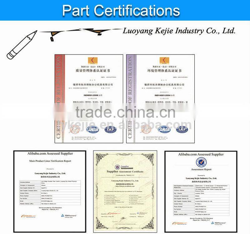 Commercial stainless steel cabinet Vertical white metal data medical cabinet with 3 drawers lateral cabient