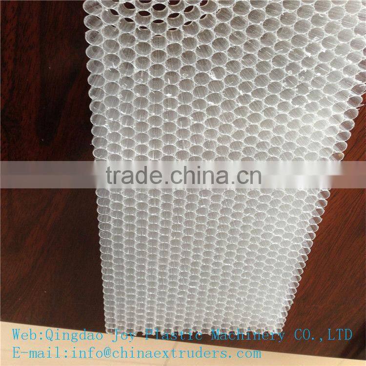 Plastic honeycomb core equipment
