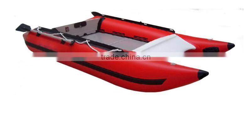 high speed catamaran racing inflatable boat G450 with CE for sale