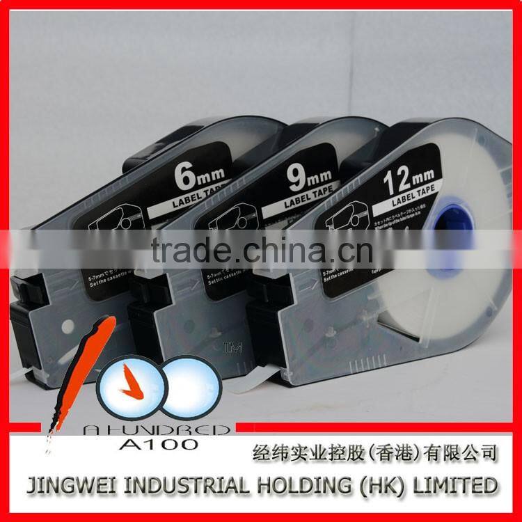 Compatible Camon tape CH-1109T 9mm Transparence label tape cable id label for cable id printer mk2500
