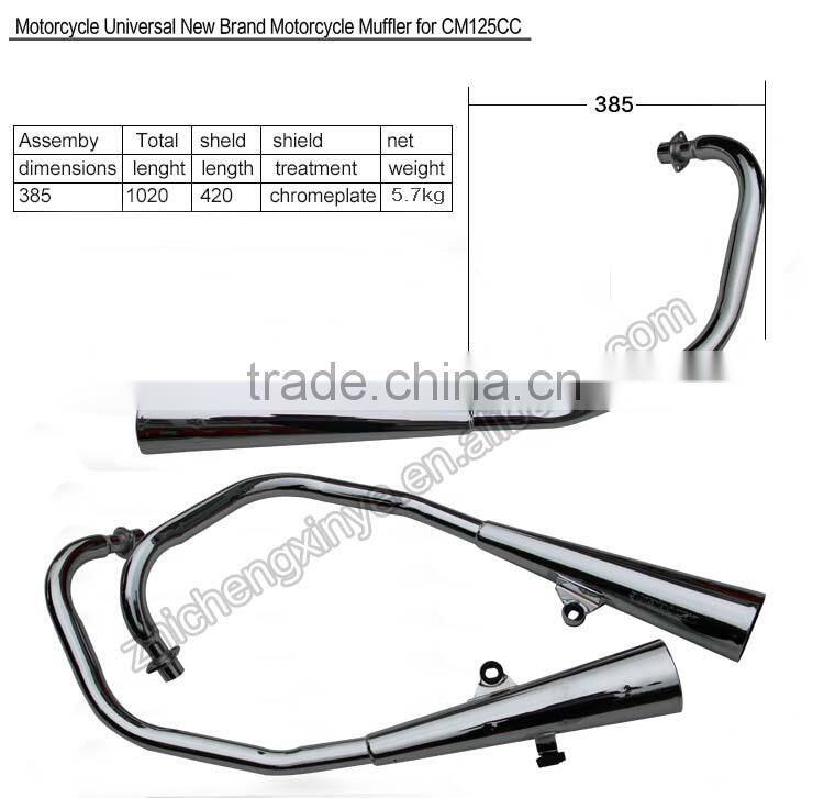 Motorcycle Universal New Brand Motorcycle Muffler for CM125CC