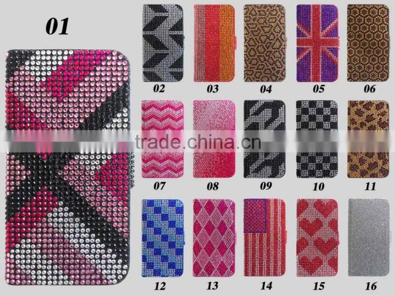 For Huawei G730 Cover Case, Blingbling Diamond Wallet Leather Case for Huawei G730