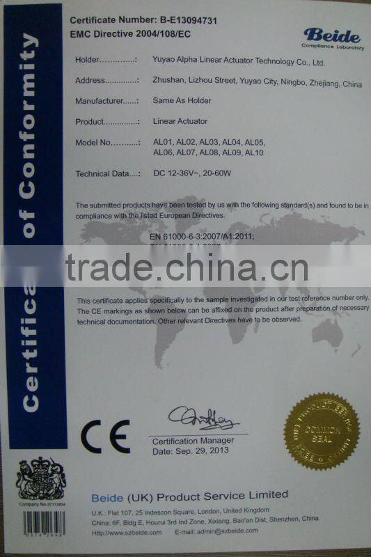 12v linear actuator waterproof