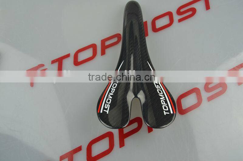 2013 hot-selling 3k super light carbon fiber bike saddle BS-03