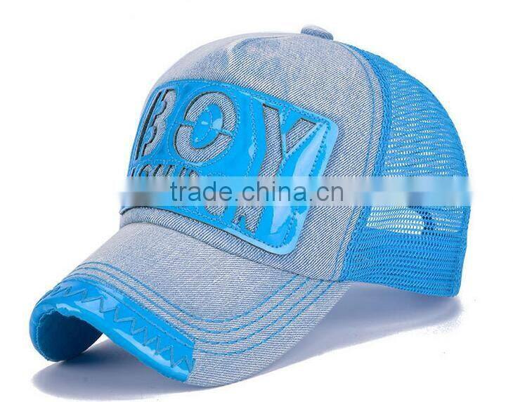 Summer Denim Mesh Sun-proof Breathable Couple Cap Hat