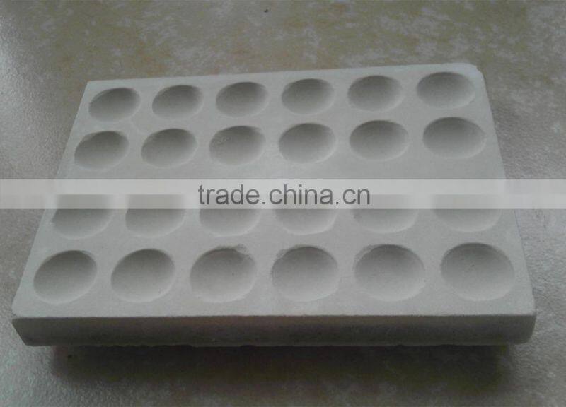 24 hole plate cupels ,megnesia/bone ash cupels for cupellate