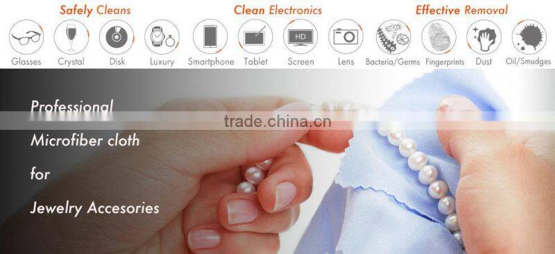 Microfiber jewelry cleaning gloves
