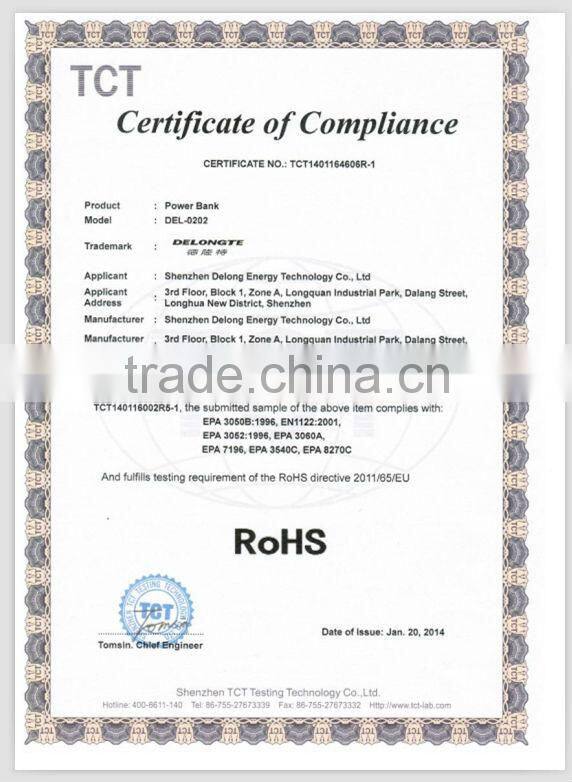 2015 new products mobile accessories 2700mah metal cover power bank mini power bank