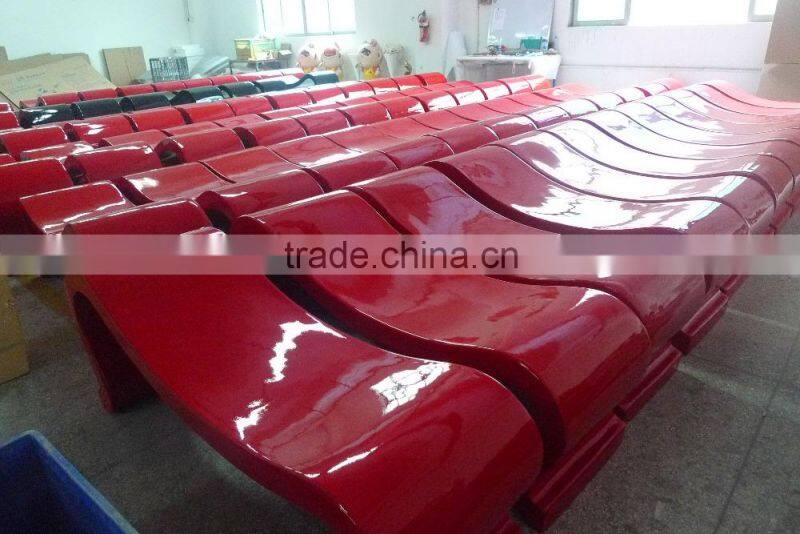 Outdoor bench by Fibreglass/waterproof bench made in China