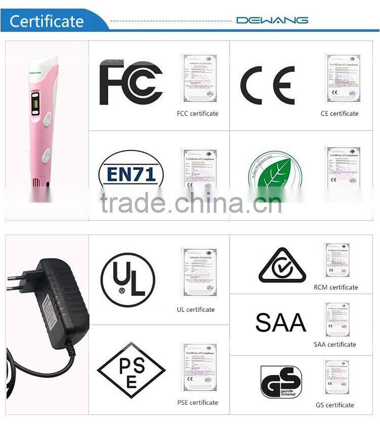 3d 2016 hot selling pen 3d drawing pen with CE Rohs