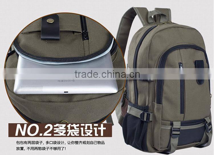 Best selling travel backpack bag canvas wholesale backpack