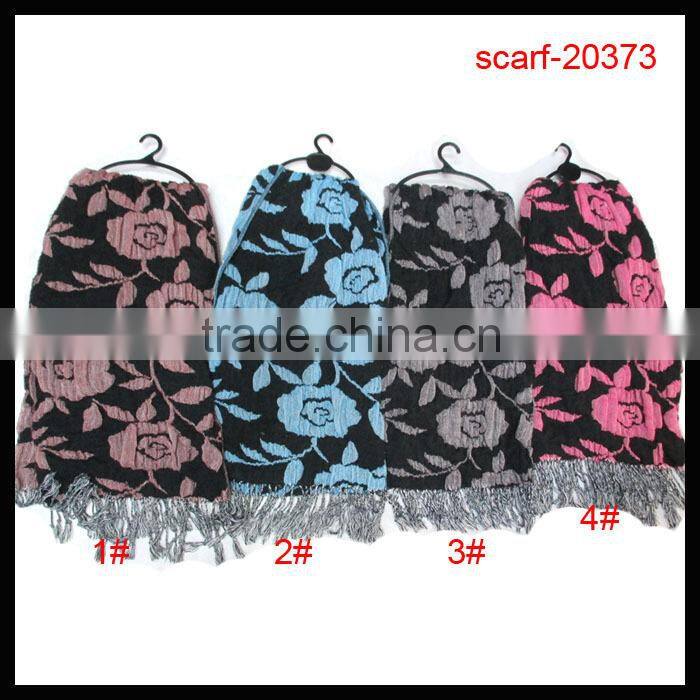 pashmina jacquard polyester fashion scarf/shawl