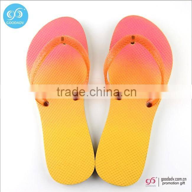Guangzhou wholesale sublimation printing high quality rubber slippers flip flops