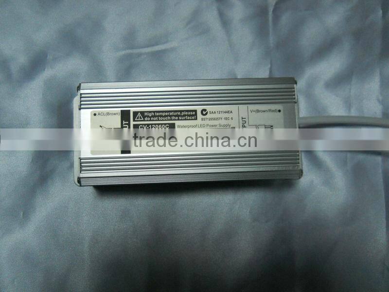 Waterproof 12V DC Power Supply 60W