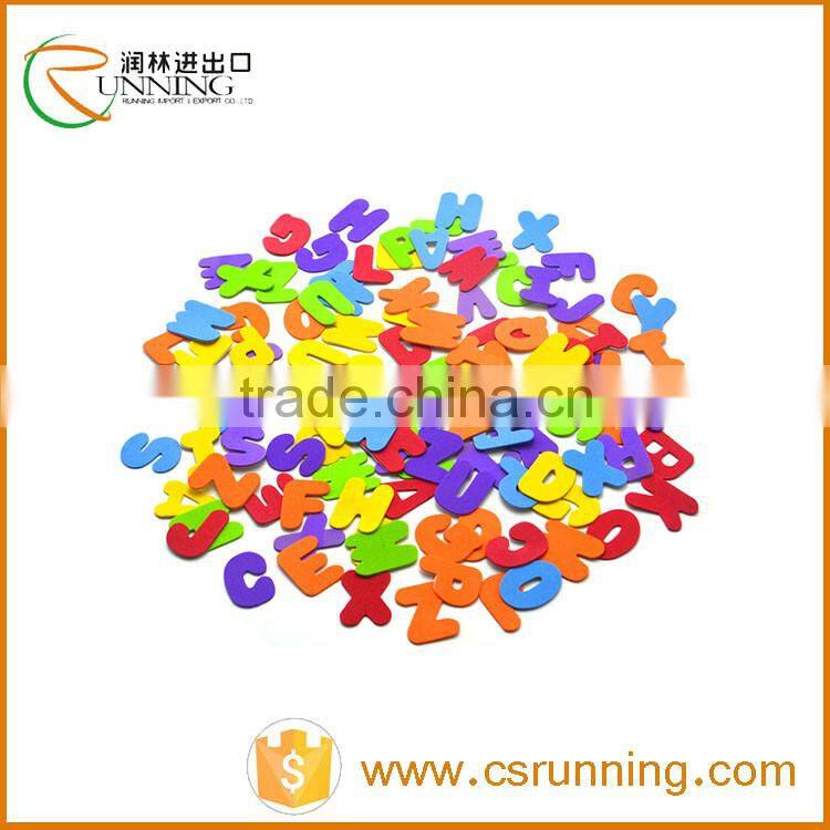 Customized size self adhesive eva foamy craft letter sticker