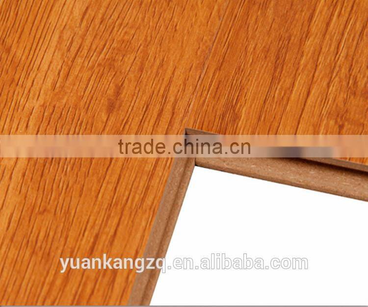 12mm arc click indoor decoration wooden laminated flooring
